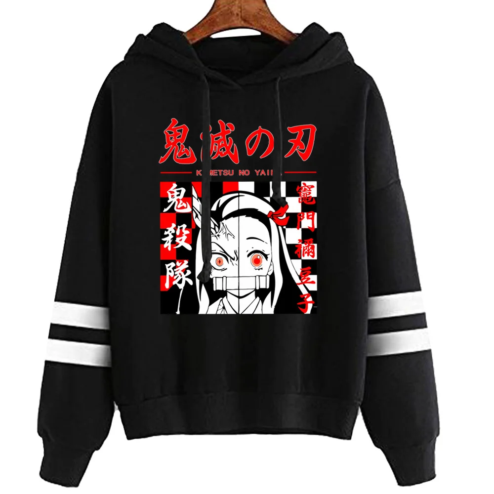 

Kamado Nezuko Hoodies Anime Demon Slayer Cute Girl Print Bar sleeve Sweatshirts Women Men Casual Streetwear Sweater 2021 Top