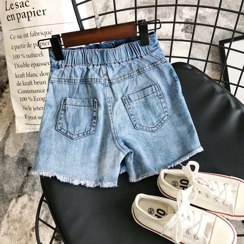 Юбка джинсовая для девочек Bear Leader летняя Милая модная юбка из денима на пуговицах