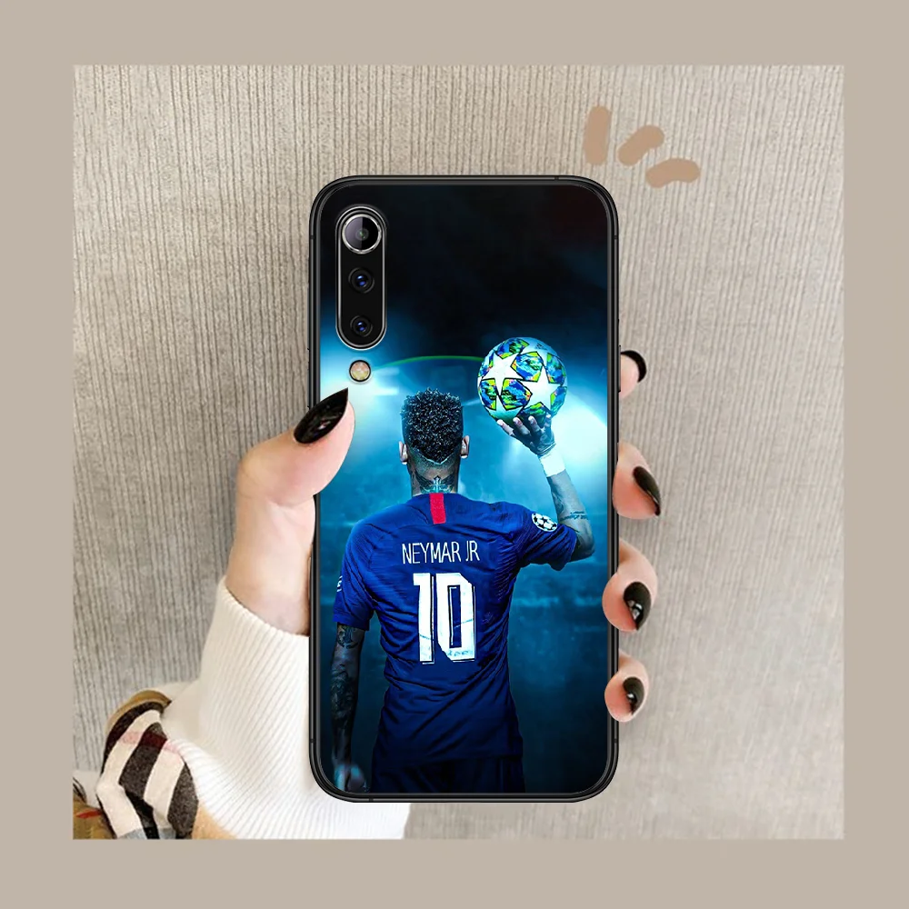 

Neymar soccer Phone case For Xiaomi Mi note 10 A3 9 MAX 3 A2 8 9 Lite Pro ultra black Waterproof Painting Cell Trend Coque Tpu