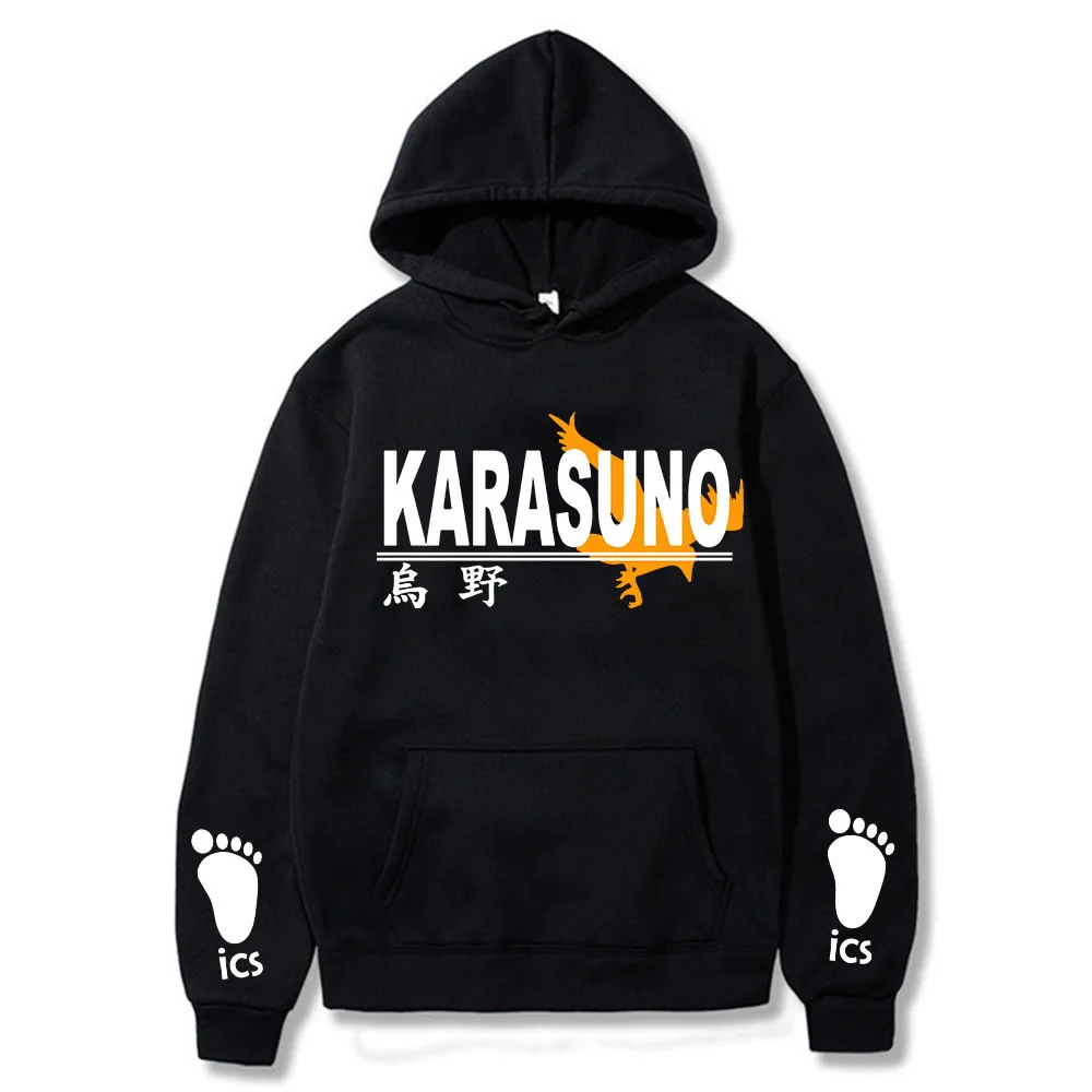 Худи Haikyuu VBC унисекс Karasuno волейбольный клуб аниме толстовка Мужская Уличная