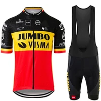 2021 jumbo visma cycling jersey set mens pro cycling clothing road bike shirts suit bicycle bib shorts mtb wear maillot culotte