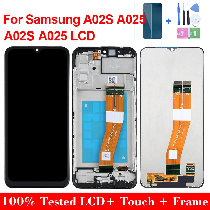 

6.5"Original For Samsung Galaxy A02s A025 LCD Display Touch Screen Digitizer Assembly For Samsung A02s A025M A025F/DS A025G LCD