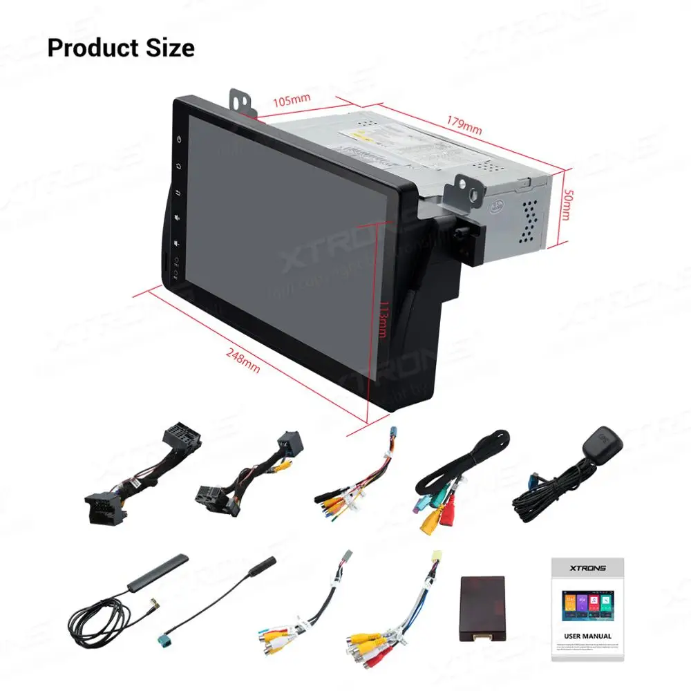 XTRONS 9 ''Android 10 0 автомобильный радиоплеер GPS DAB OBD для BMW E46 седан купе трансформер