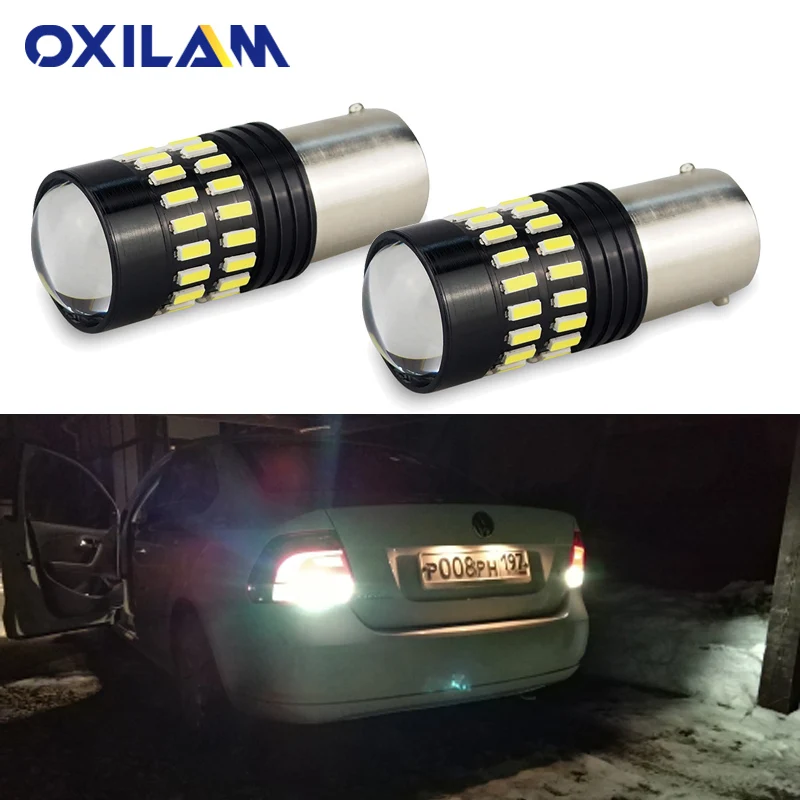 2 шт. светодиодные лампы для Volkswagen VW POLO Passat B7 B6 CC Golf Tiguan 1156 BA15S|Сигнальная лампа| |