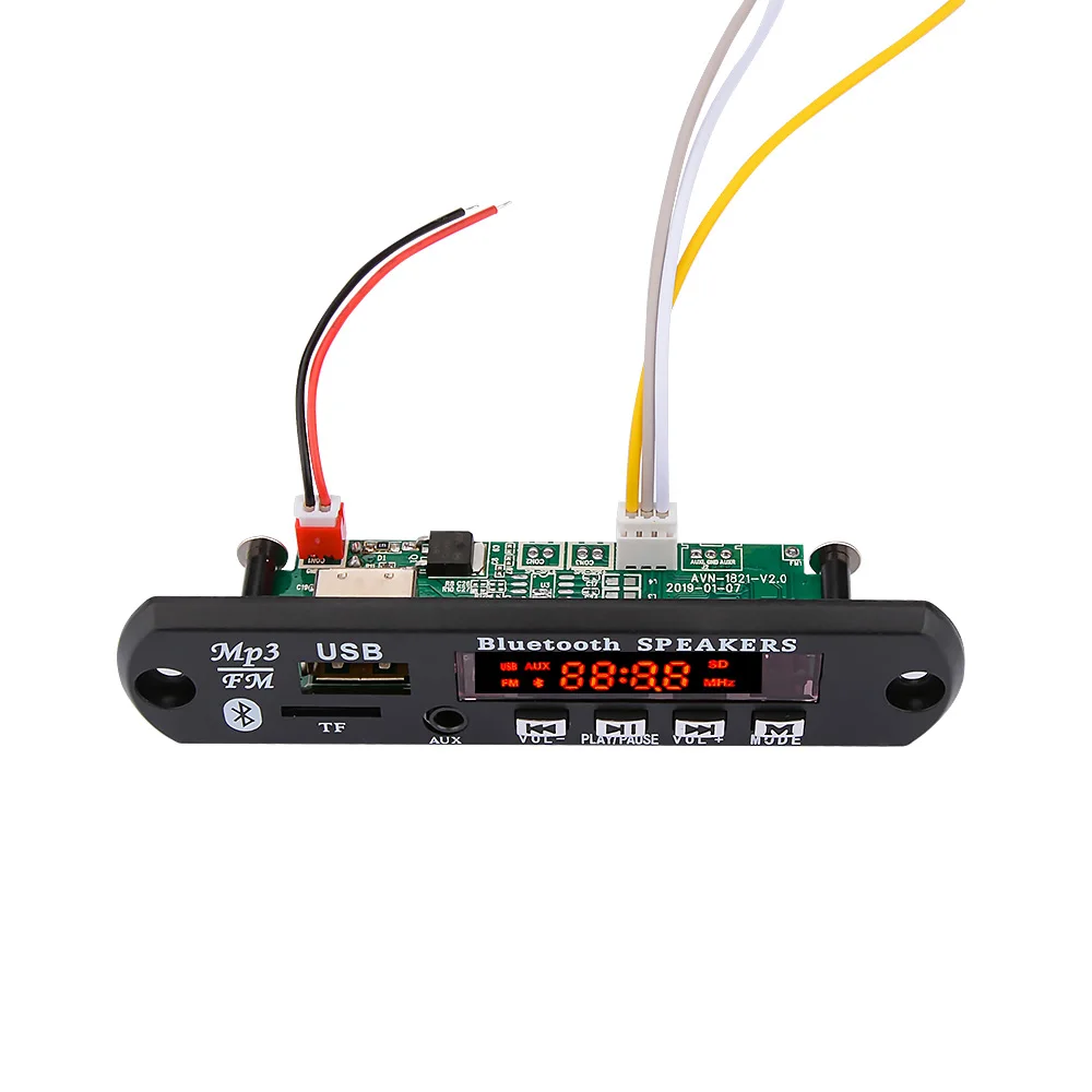 Bluetooth MP3 декодер AIYIMA аудио плата приемника 5 0 AUX USB TF карта автомобильный FM