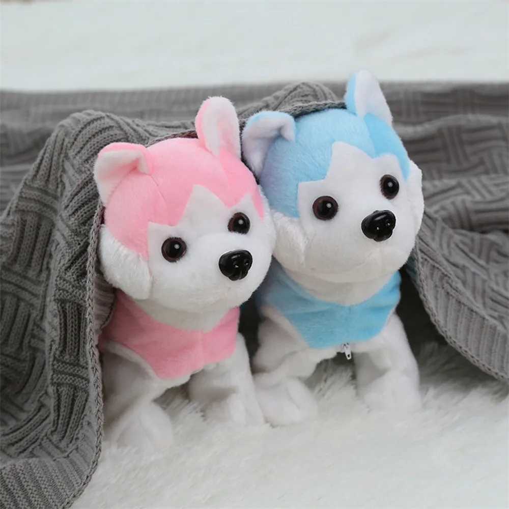 Электрическая ходячая плюшевая игрушка для собаки электронная музыка поводок