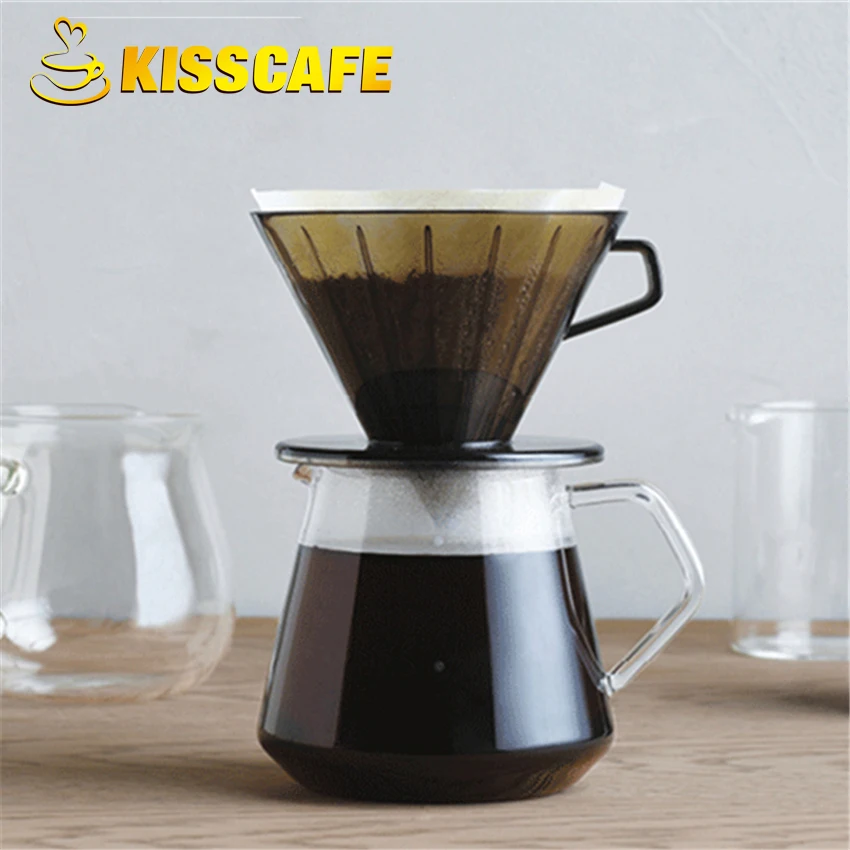 Капельница с полимерным фильтром для кофе чашка Кофеварка V60 капельные фильтры