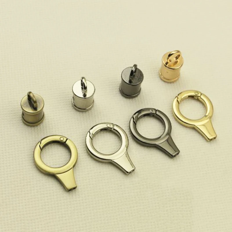 

2pcs Metal O Ring Buckle Fashion Hang Clasp for DIY Leather Craft Bag Strap Belt Handle Shoulder Garments Shoes Accessories