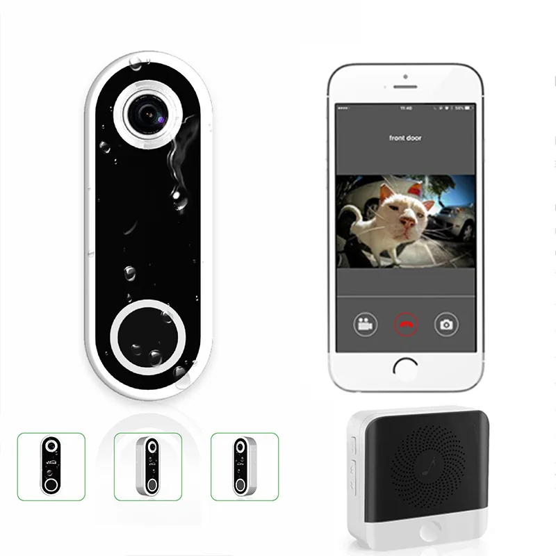 tuya smart home Smart WiFi Video Doorbell Visual Intercom Camera with Chime Night Vision Door Wireless Security | Обустройство дома