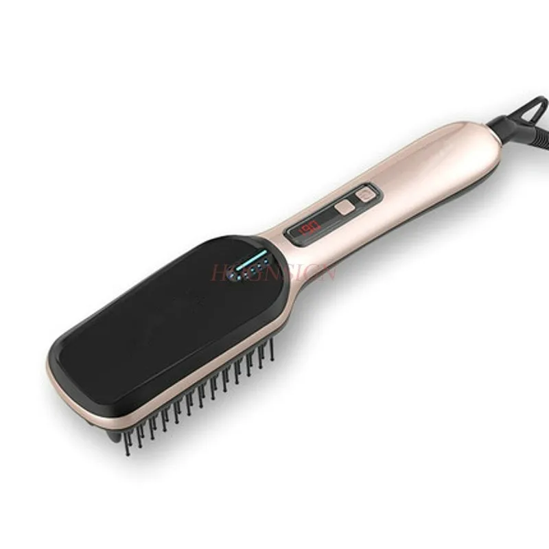 

straight hair Straight hair comb inside the buckle negative ion artifact electric short hot hair stick dual-use does not hurt