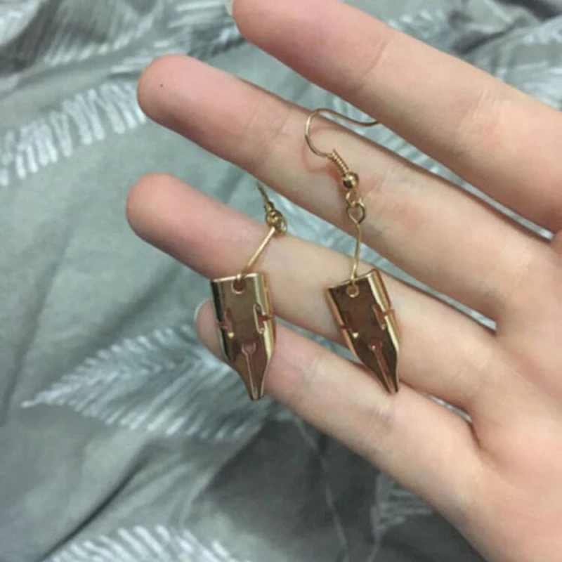Золотые серьги Rohan Kishibe 1 пара капельки в стиле аниме невероятные приключения