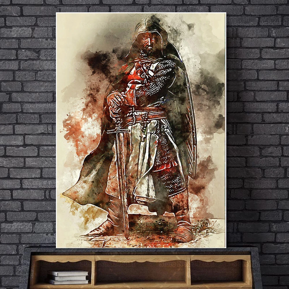 

Набор для алмазной вышивки крестиком «рыцарь Templar»