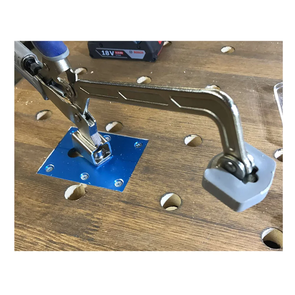 

Aluminum Alloy Bench Clamp Plate Clamping Accessories Insert Plate for Kreg Bench Clamp Woodworking Tool