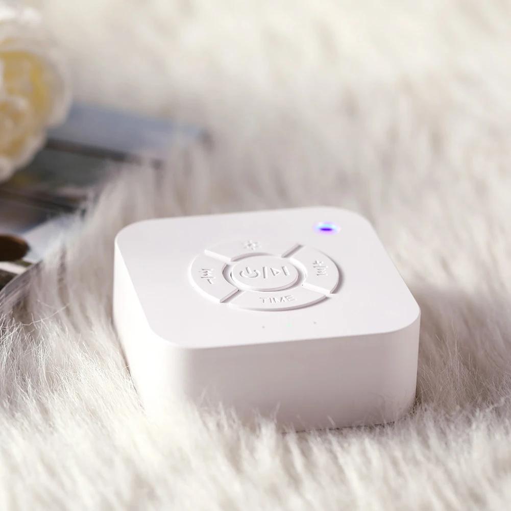 

Music Sleep Machine Home Baby White Noise Relaxing Sounds USB Charging Mini Breathing Light Aid Led Timer Adults Insomniac