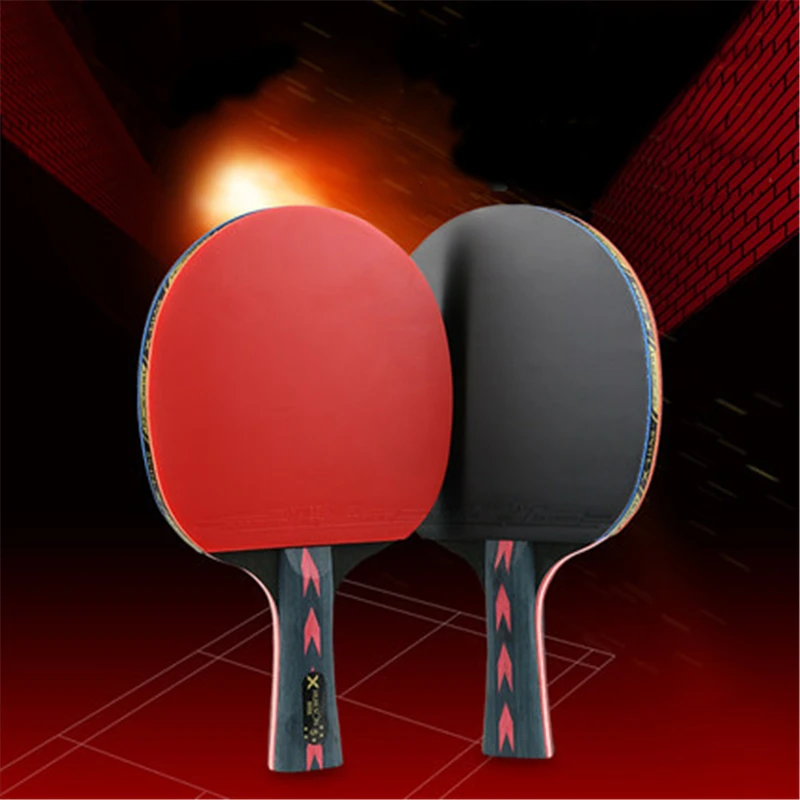 1set Huieson Upgraded 5 Star Carbon Table Tennis Racket Set Professional Ping Pong Balls Short Long Handle | Спорт и развлечения