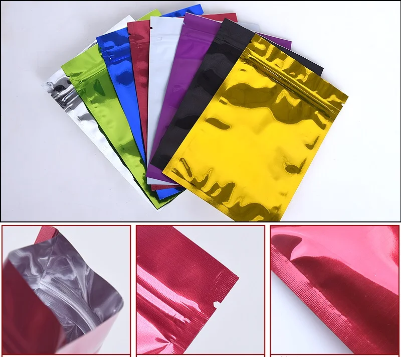 Food Bag Foil Aluminum Bag in Color Pouch Grip Mylar-Bag