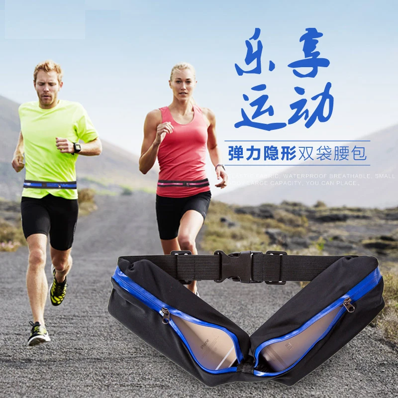 Открытый Бег невидимые карманы ремни многофункциональный мужчины и женщины