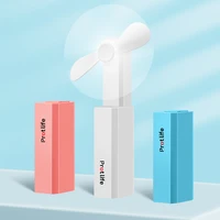 summer sports portable fan usb mini cooling fan electric hand fan plastic rechargeable for home office outdoor quiet air cooler