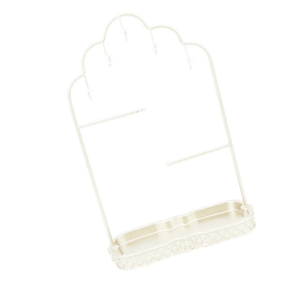 

Jewelry Display Stand Organizer Bracelet Necklace Hanger Hanging Studs Rack