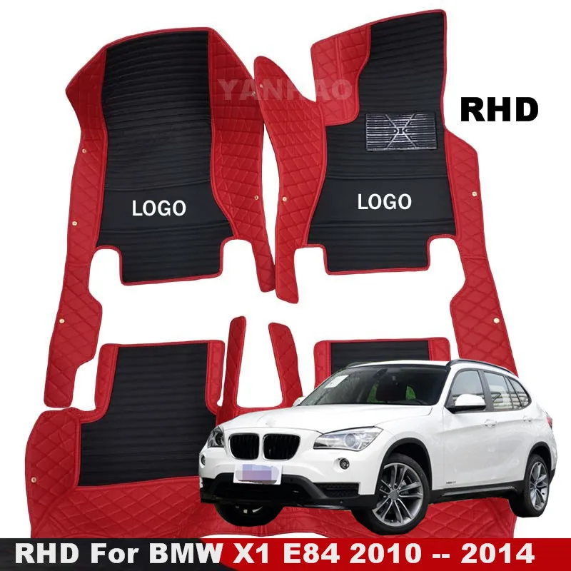 

Автомобильные коврики RHD для BMW X1, E84, 2010, 2011, 2012, 2013, 2014, 2015, водонепроницаемые легко устанавливаемые коврики, приборная панель, украшение интерьера автомобиля