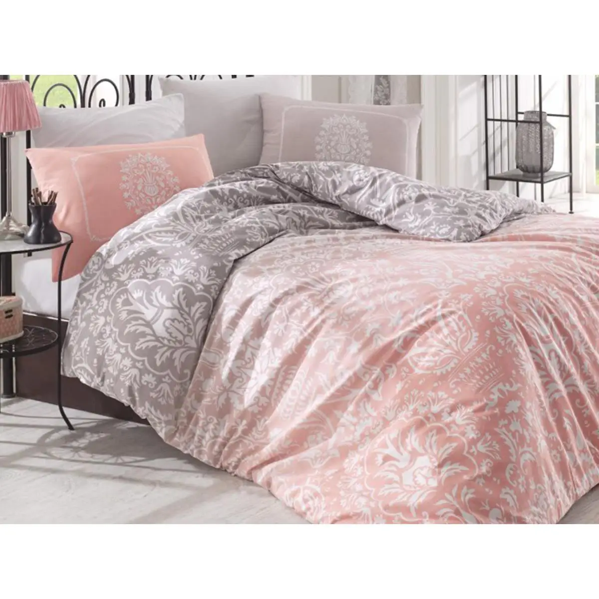

Altnbaak Vision Double Personality Duvet cover set Salmon