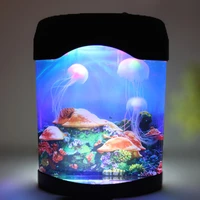 aquarium night light lamp led light artificial seajelly tank swimming mood lamp for home desk decor