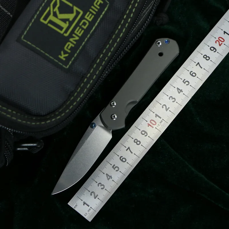 Простой складной нож Kanedeiia sebenza 21 практичный Карманный Клинок с титановой ручкой