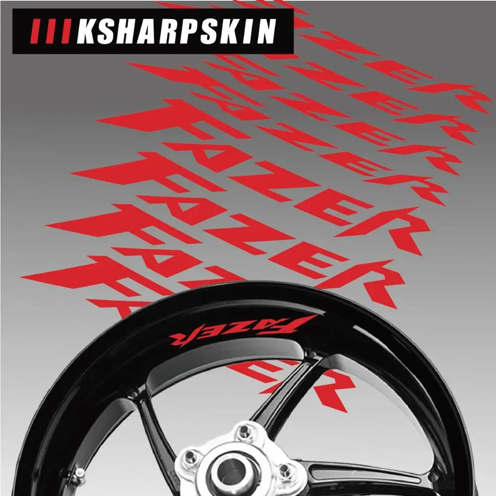 

New sale Motorcycle Rim logo stickers Reflective Moto Decoration decals Accessories For YAMAHA FAZER all fazer 600 250 1000