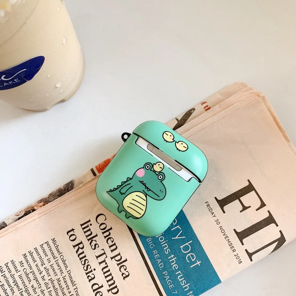 454H1 Роскошный чехол для наушников для Airpods 2, чехол, защита, беспроводной Bluetooth, чехол для зарядки, аксессуары для Air Pods, Жесткий Чехол, сумка, коробка - Цвет: 454H1