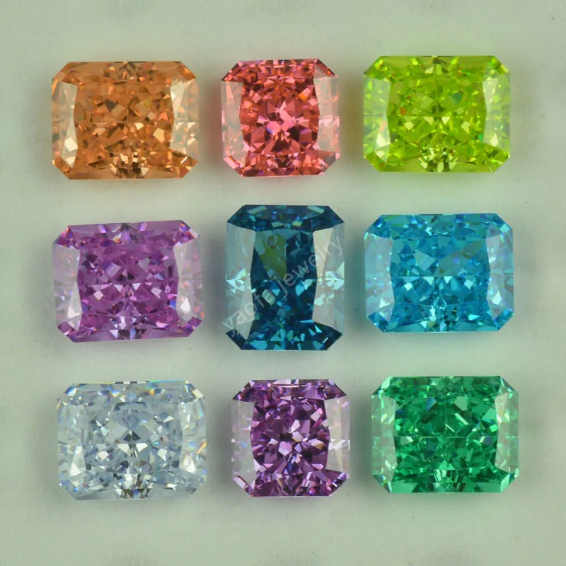 Распродажа камень 8A оранжевого и желтого цвета бриллиантовая форма радиальная