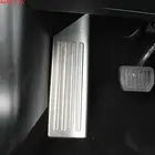 BJMYCYY стайлинга автомобилей Накладки на ножные педали из нержавеющей стали накладки для отдыха педали защитные молдинги Накладка для Tesla модель 3 Аксессуары