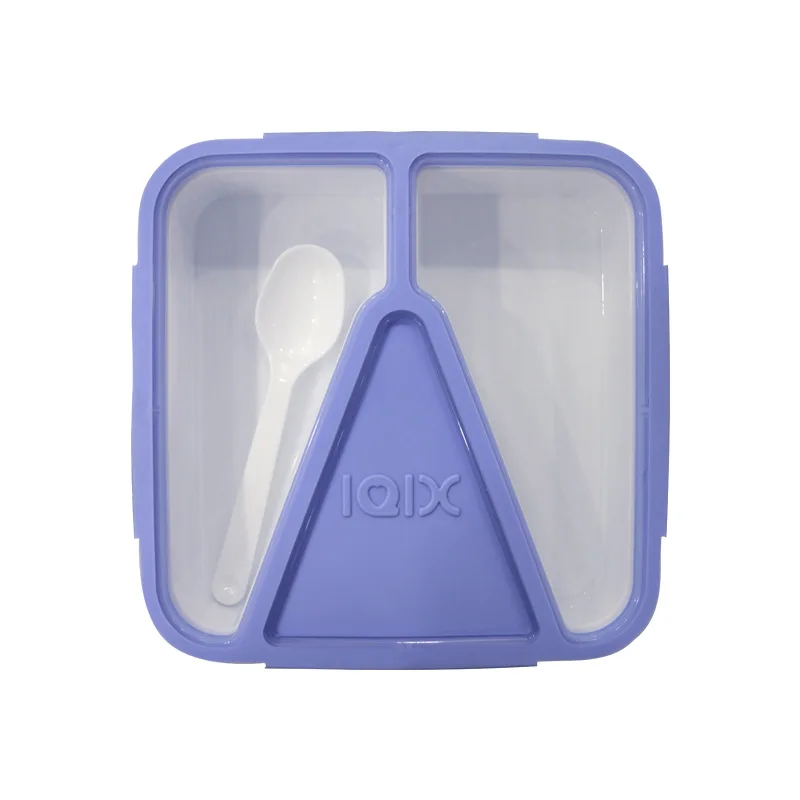 Герметичный Bento Ланч бокс без BPA коробка с микроwavable для обеда ложкой портативный