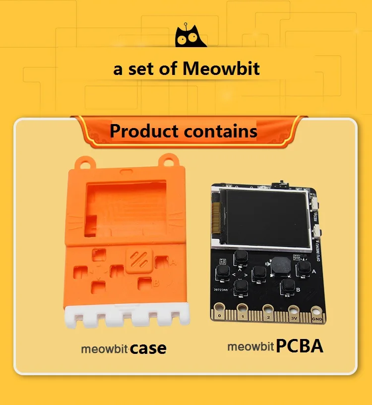 Meowbit kittenbot и оригинальная LiPo батарея для Meowbit kittenbot, 3,7 V 450mAh