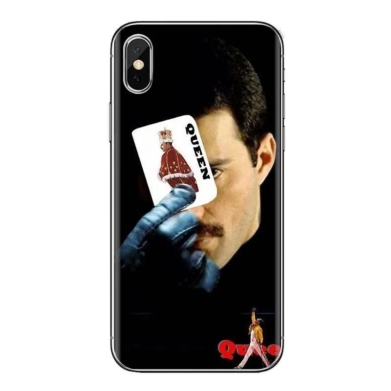 Фредди Меркури Queen браслет для samsung Galaxy S3 S4 S5 мини S6 S7 край S8 S9 S10 Plus Note 3 4 5 8 9 мягкий