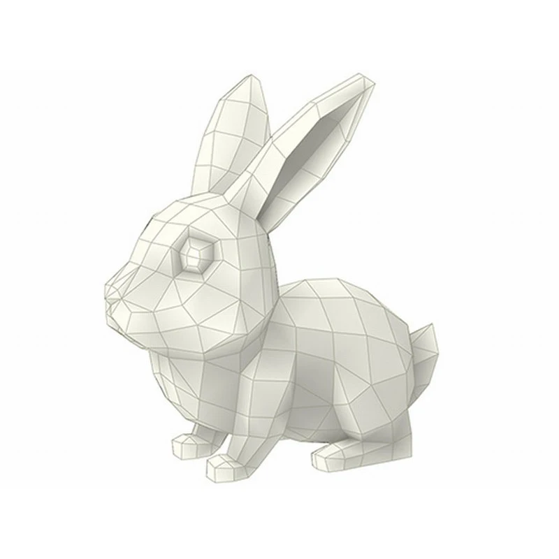 DIY домашнее украшение милая бумага с кроликом Модель 3D Пазлы игрушка животное для