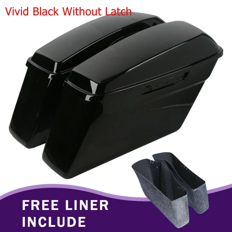 Жесткие седельные сумки для мотоциклов защелка багажника Harley Touring Road King Glide Street