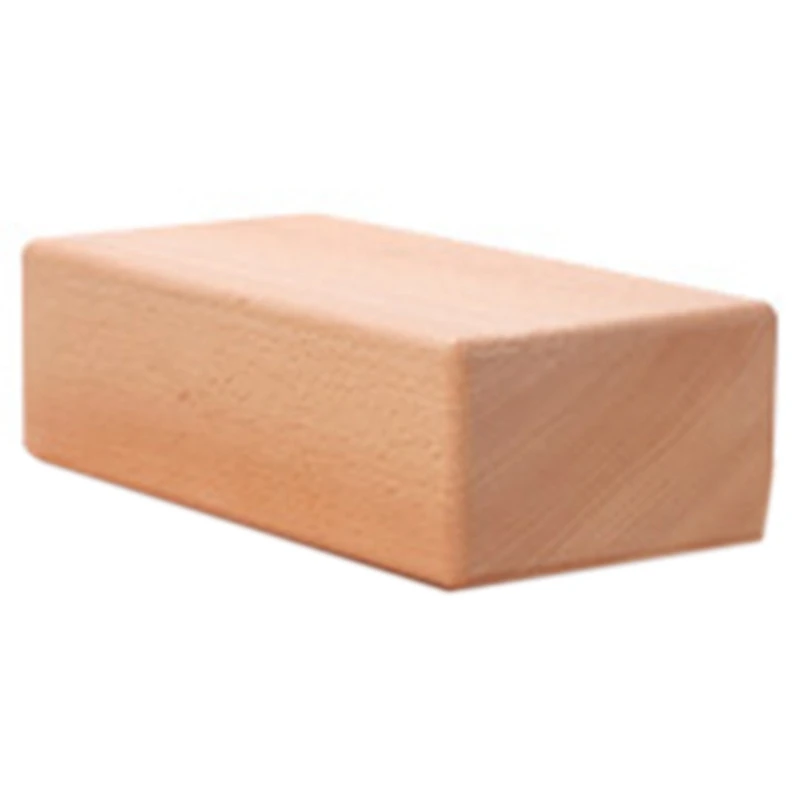 Кирпич для йоги твердая древесина подушка фитнеса бук дерево лошадь пресс камень