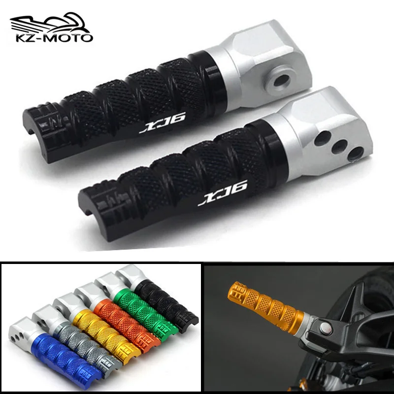 

Подножки для мотоцикла YAMAHA XJ6 XJ 6 xj6 2008-2020 2018 2019 CNC, подножки для педали, Задние подножки, аксессуары и логотип XJ6