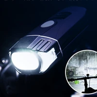new waterproof bicycle headlight aluminum alloy riding accessorie highlight ledx2 usb rechargeable 4 modes 500 lumens flashlight