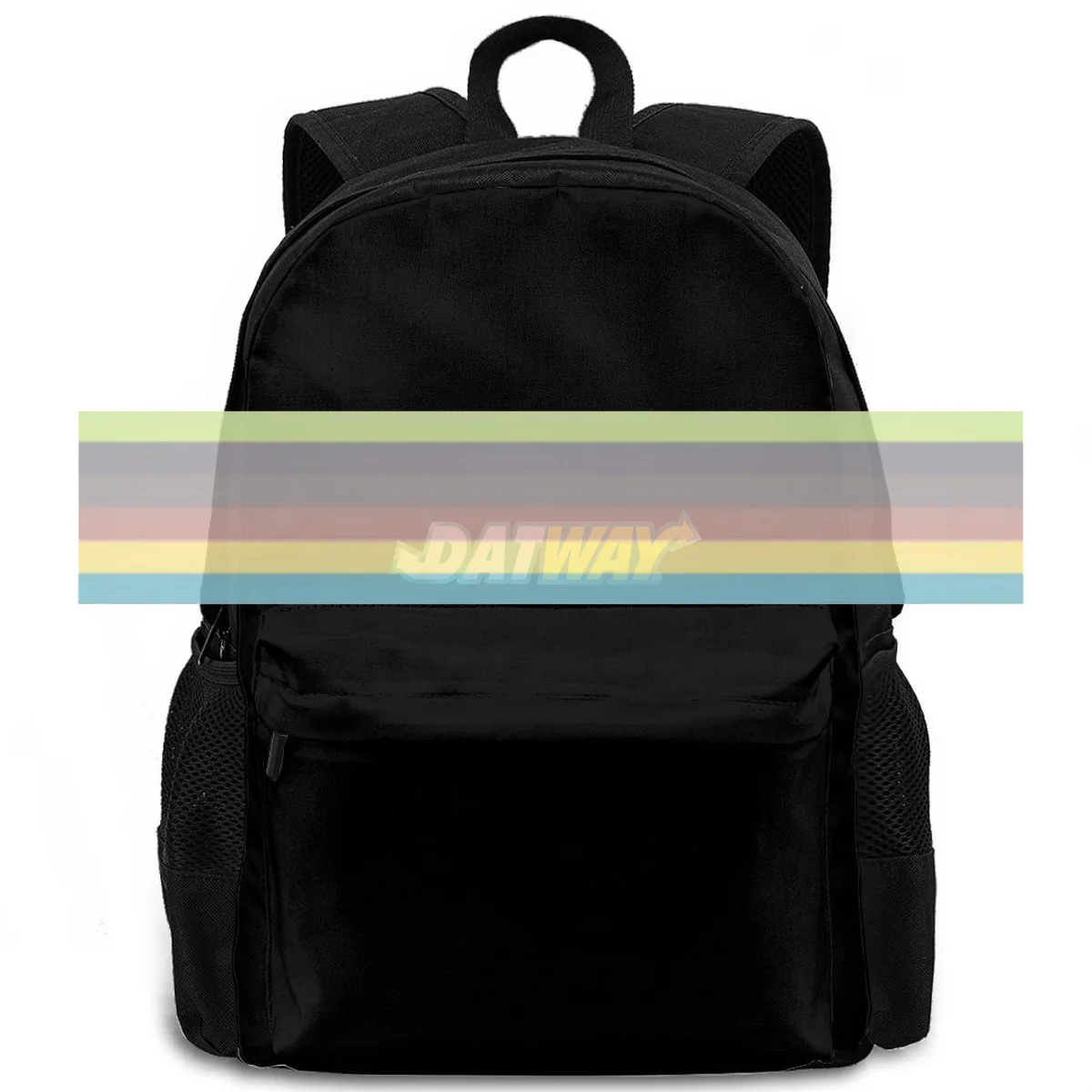 

Новый черный рюкзак Datway с логотипом для мужчин и женщин, дорожный школьный ранец для ноутбука для взрослых