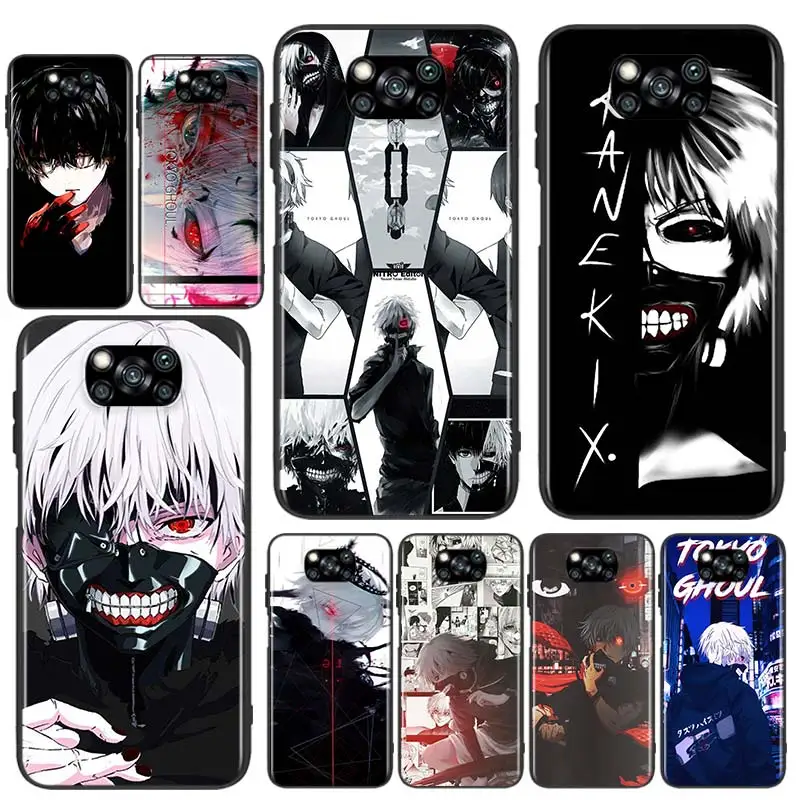 

Tokyo Ghoul Cartoon For Xiaomi Poco X3 GT NFC M3 F3 C3 M2 F2 F1 X2 Pro Mi Mix 3 Play Silicone Soft Black Phone Case