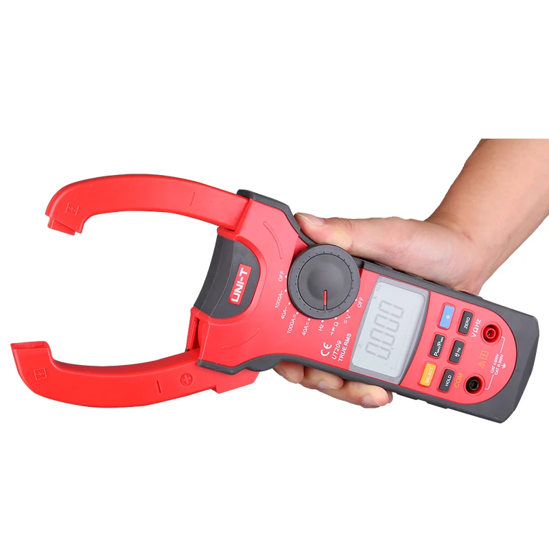 

UNI-T UT209 4000 Counts LCD Clamp Digital Multimeter AC DC Voltage Amp Ohm Hz Tester