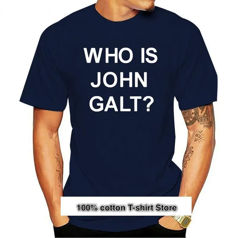 

Camiseta de JOHN GALT, playera de AYN RAND, ATLAS libertario, camisa rugosa