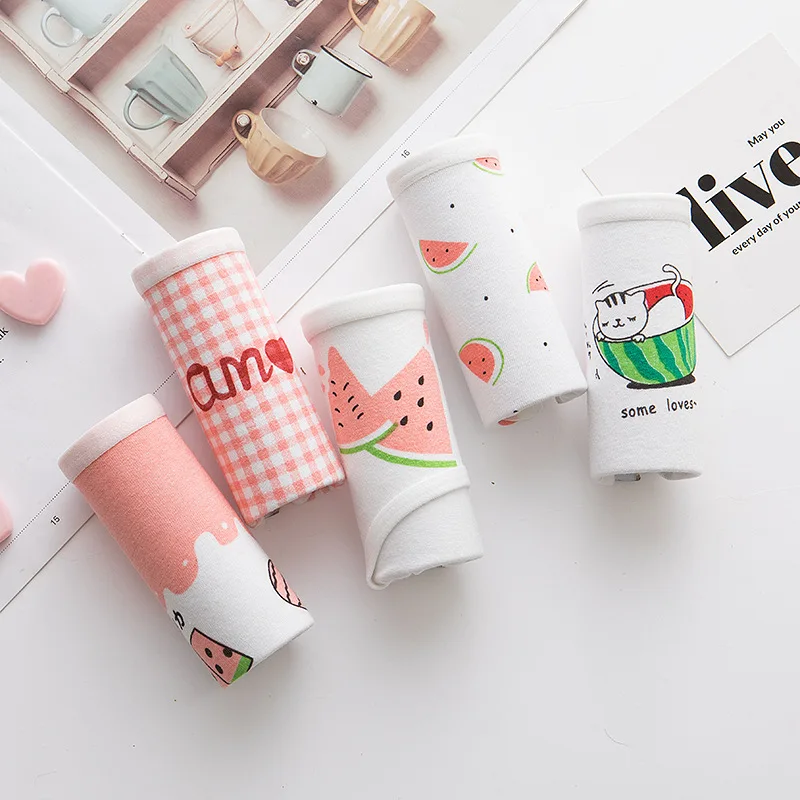 2021New коллекция детское нижнее белье для девочки 4 шт./лот Детские трусы с принтом