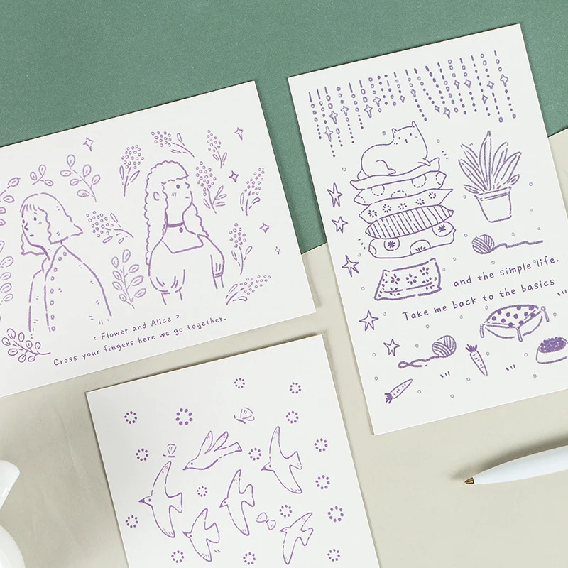 

30pcs We Living In A Forest Life Style Card As Party Invitation DIY Decoration Gift Card Message Card Postcard