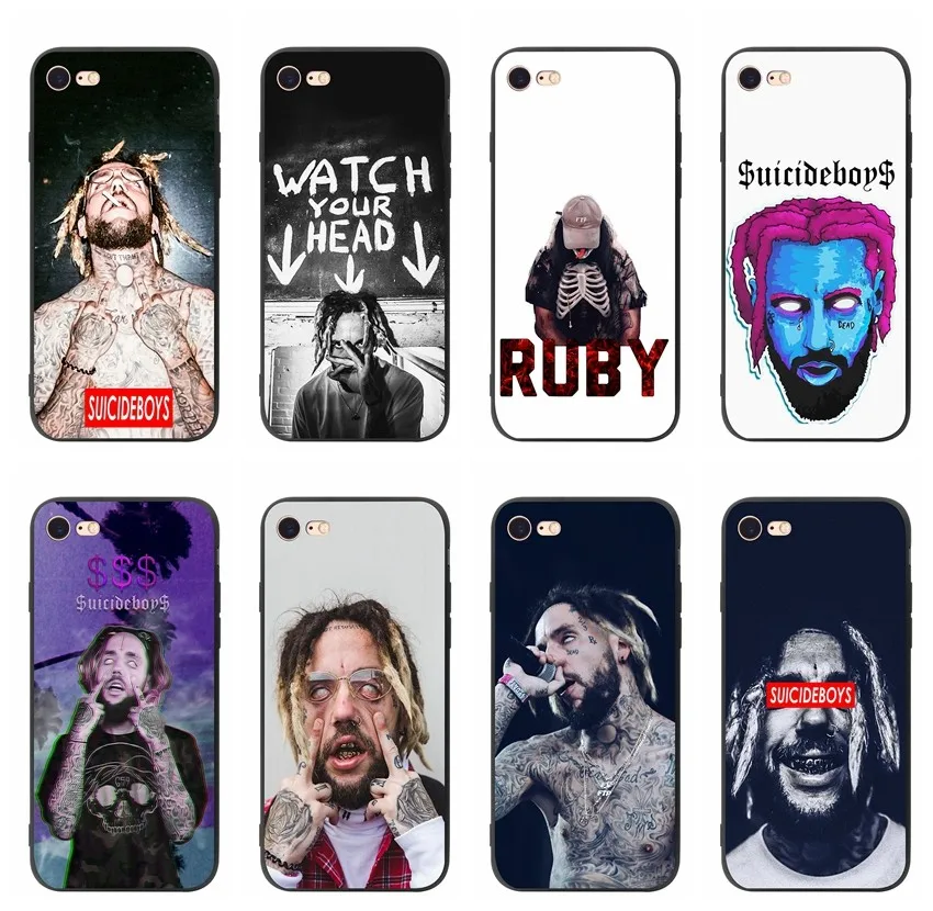 $ Uicideboy Suicideboys чехол для телефона FTP iPhone X XS Max XR 6 S 7 8 Plus 5 Samsung S6 S7 S8 Edge - купить по