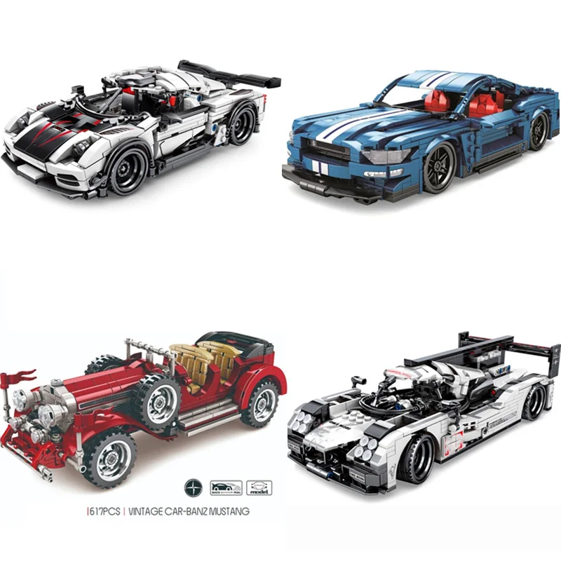 Новый конструктор MOC Back Force koenigsege запчасти для гоночных автомобилей наборы