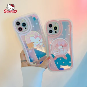 Sanrio Hello Kitty Melody Laser Cartoon Phone Case for iPhone12 12Pro 12Promax 11 Pro 11Promax Mini X XS MAX XR 7 8 Plus Cover