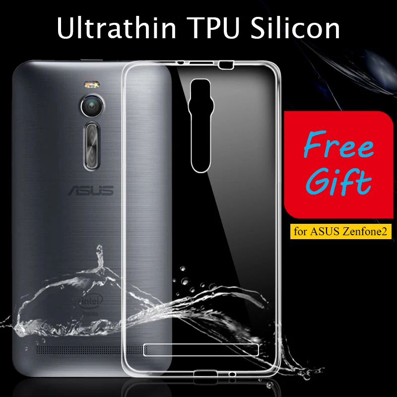 Чехол для ASUS ZenFone 2, ультратонкий ТПУ силиконовый пластиковый чехол на заднюю панель, чехол для телефона, корпус для ASUS ZenFone 2 ZE551ML 5,5 дюймов
