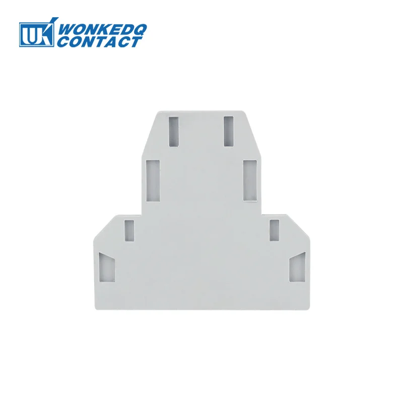 10 шт. DG-UKK3/5 Торцевая Барьерная пластина для UKK3 UKK5 UK Двухуровневая din-рейка